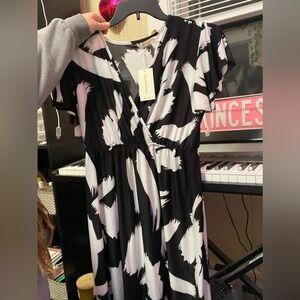 Seven Islands Black and White Dress